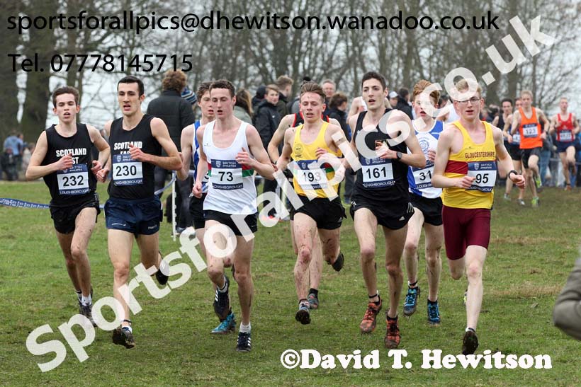Mens under-20s Inter Counties Cross Country, Prestwold Hall, Loughborough. Photo: David T. Hewitson/Sports for All Pics